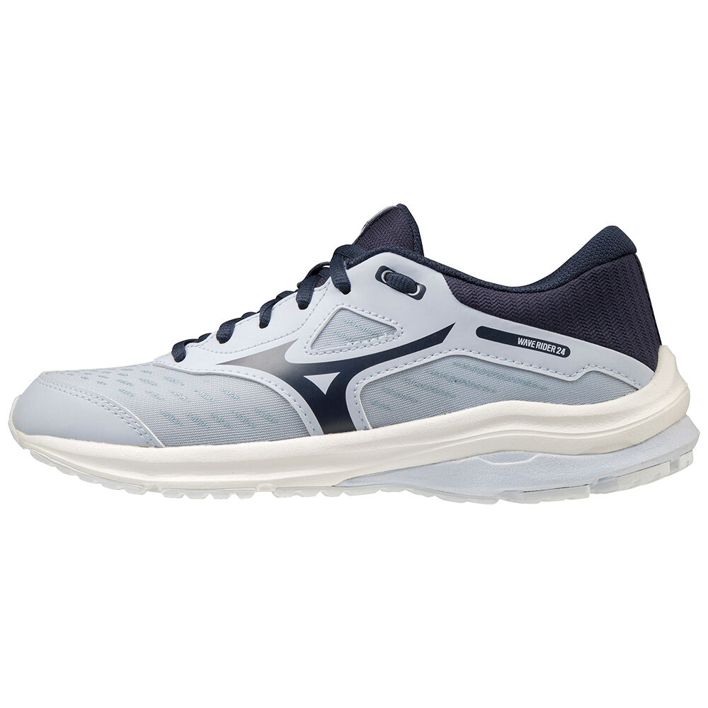 Mizuno Wave Rider 24 Férfi Futócipő Sötétkék/Fehér RSA165034